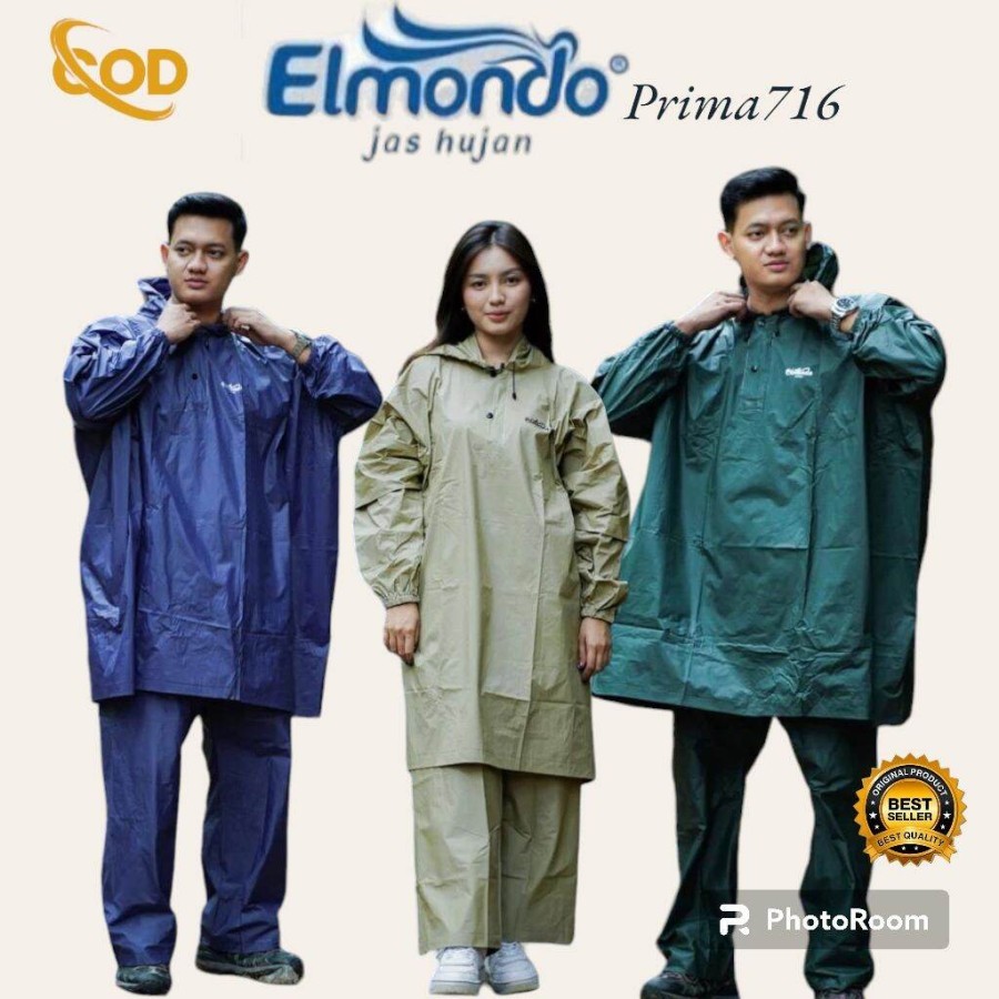 Jas Hujan Ponco Celana Prima 716 Elmondo / Jas Hujan Elmondo Poncho + Celana Prima 716 Jas Hujan Jum