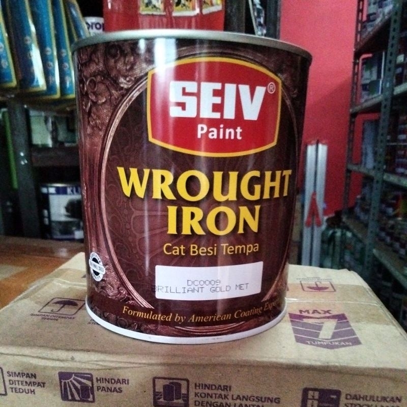 seiv DC 00009 brillian gold met 1kg Cat Besi,CAT BESI TEMPA