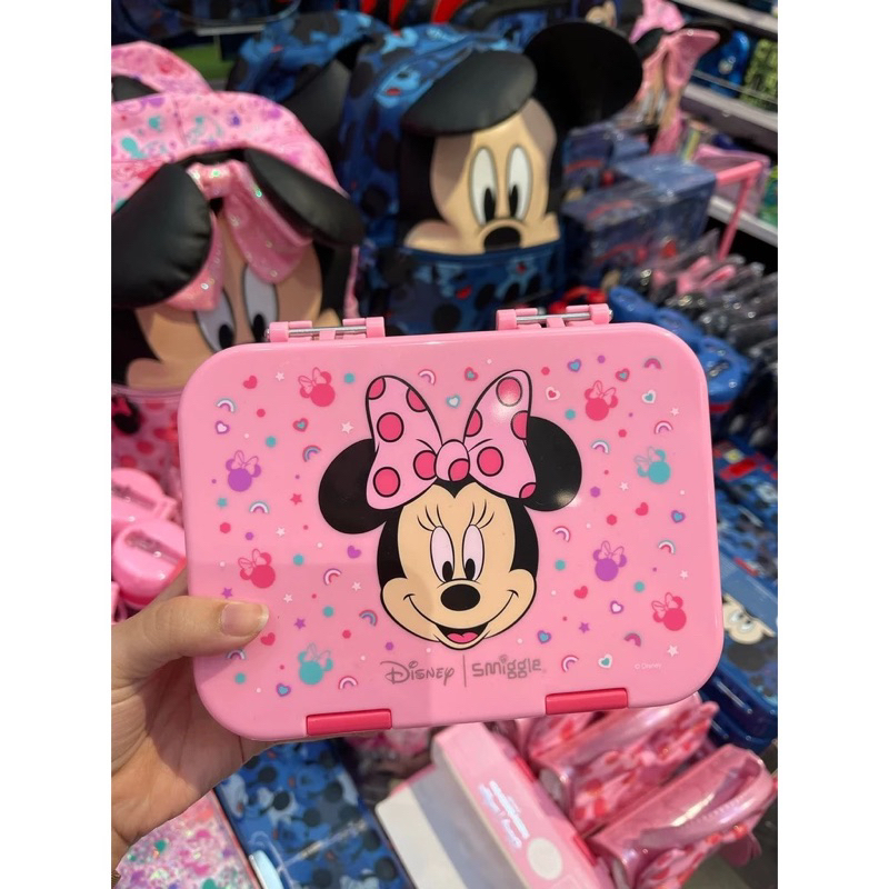 READY PO AUSTRALIA - SMIGGle HAPPY BENTO box smiggle tempat makan BENTO SMIGGLE MICKEY MOUSE SMALL T
