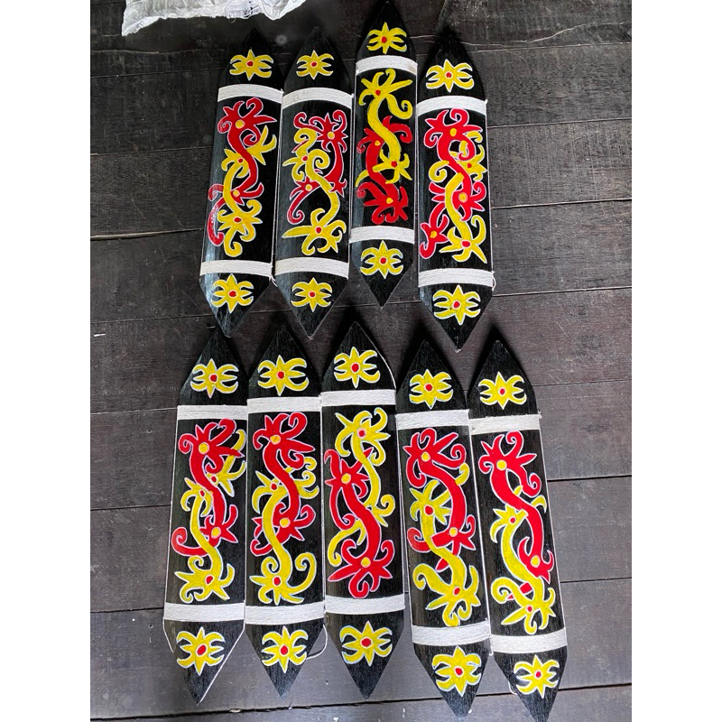 TAMENG MOTIF DAYAK KHAS DAYAK KALIMANTAN