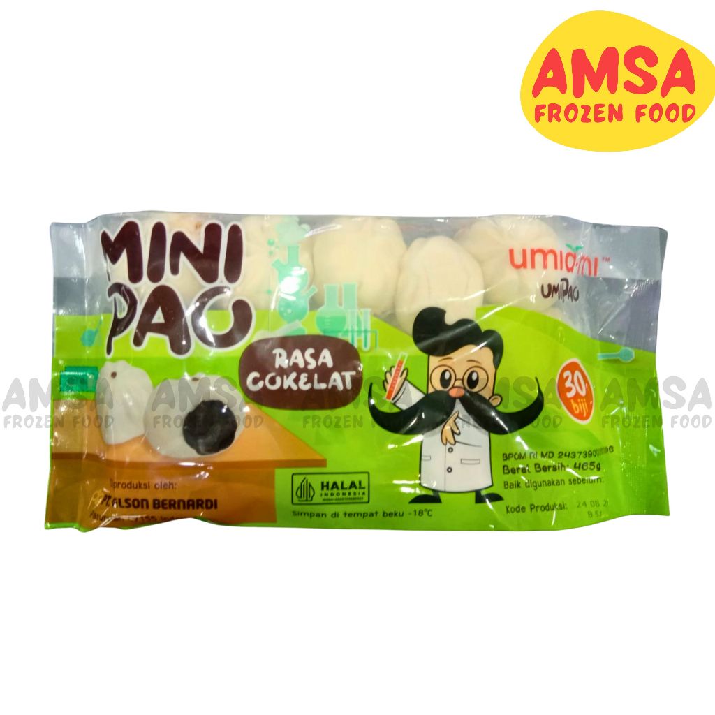 

Umiami Minipao Rasa Coklat 30pcs 465 gr / Bapao Mini Rasa Cokelat / Bakpao Mini Chocolate