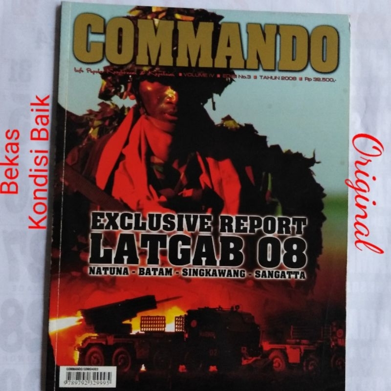 Majalah Commando edisi No.3 Tahun 2008 info Populer Kemiliteran dan Kepolisian