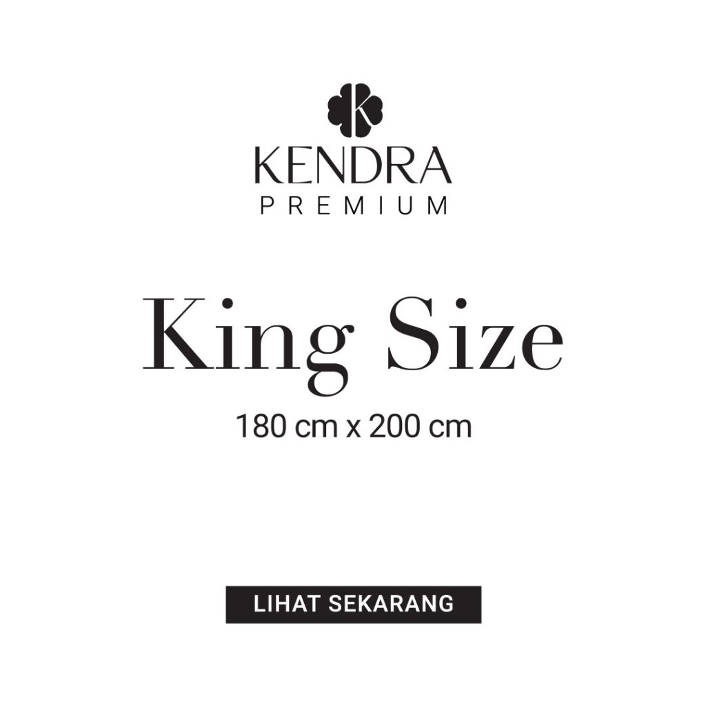 [Live] Kendra Premium Sprei Set 180X200X25 King Size Bed Motif Print [T25]