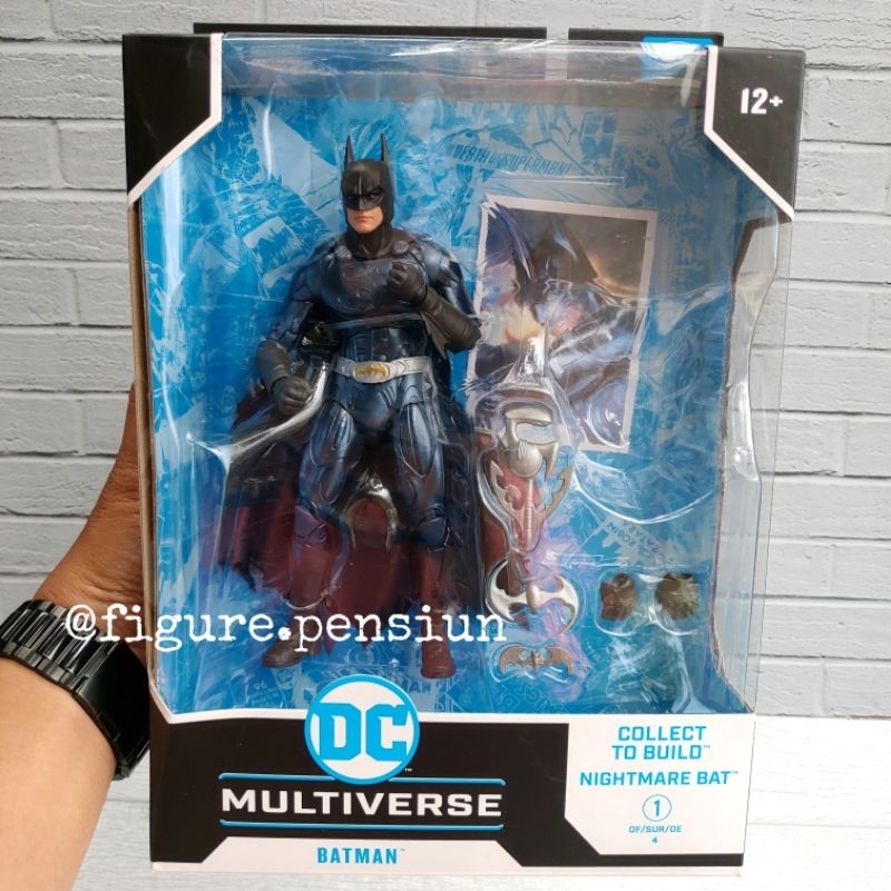 DC MULTIVERSE MCFARLANE BATMAN FOREVER VAL KILMER NIGHTMARE BAT ACTION FIGURE