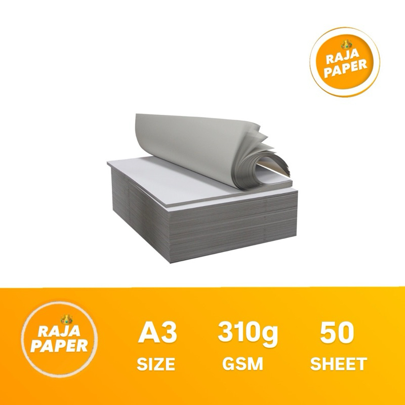 

Kertas Karton Duplex Coated 310 Gsm A3 50 Lembar . 310 Gr / 310 Gram , ( 297 Mm x 420 Mm ) / ( 29.7 Cm x 42 Cm ) , 50 Lbr / 50 Pcs , Carton Duplek , Karton Duplek , Carton Duplex .
