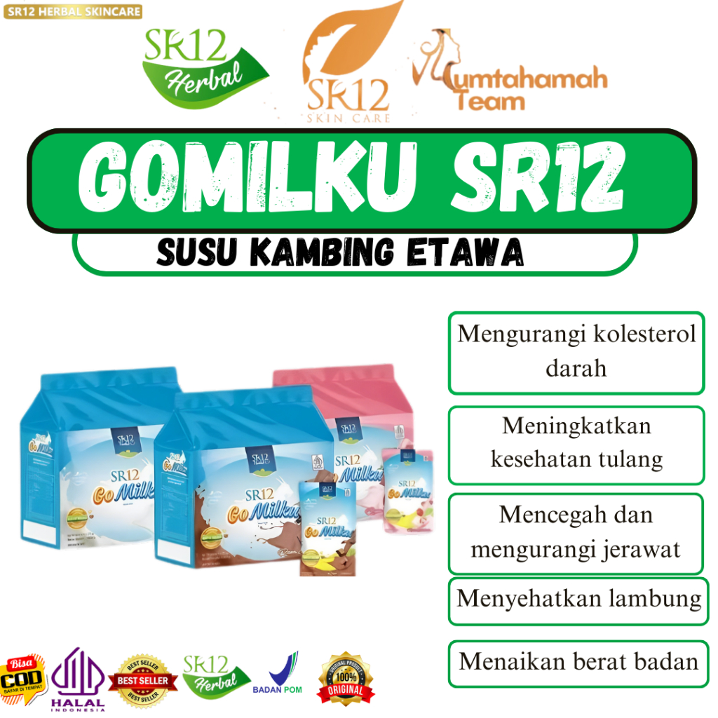 

Gomilku Sachet SR12 Kemasan Praktis Isi 40pcs