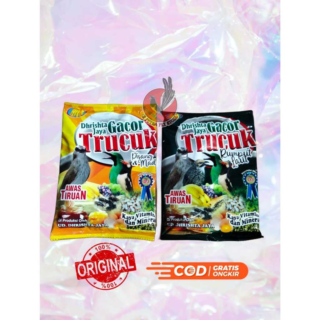 PAKAN BURUNG TRUCUK CUCAK IJO CUCAK ROWO JALAK KAPASAN  DLL