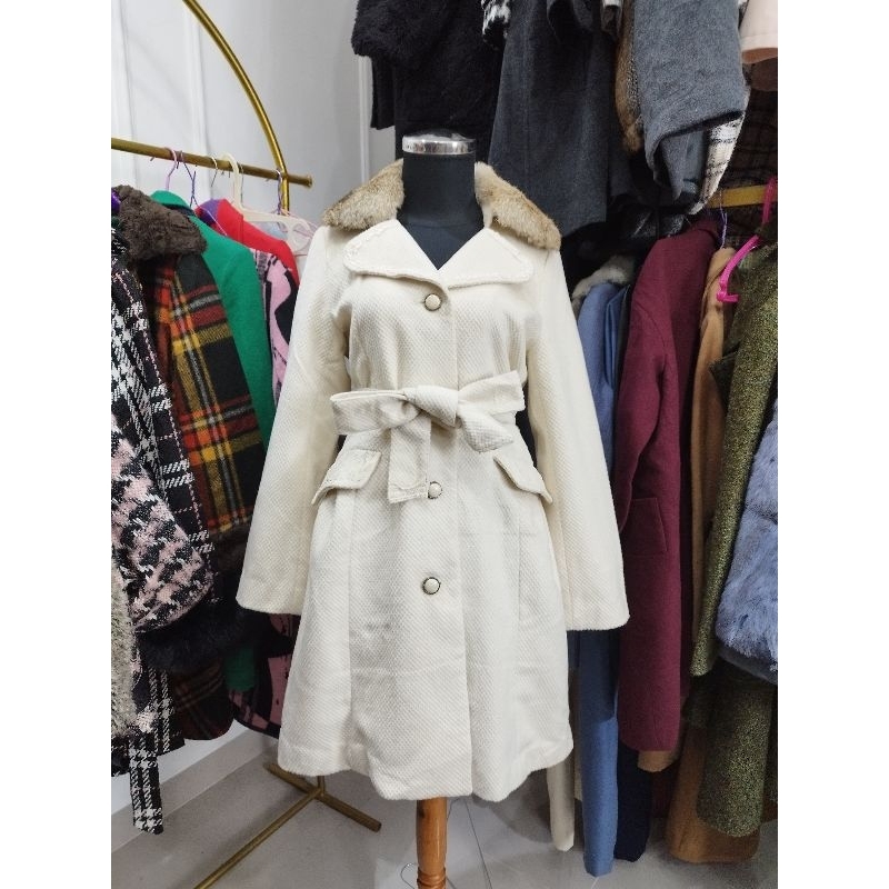 Coat wool Megar Mewah Brand Axes Femme