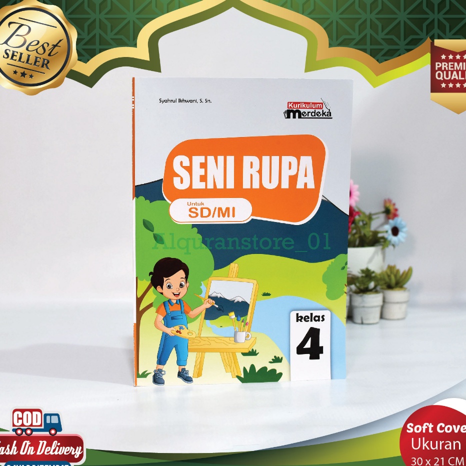 HANYA DISINI PROMO BUKU SISWA SD MI Kelas 4 VI Empat Mapel SENI RUPA Kurikulum Merdeka Kurikulum Pen