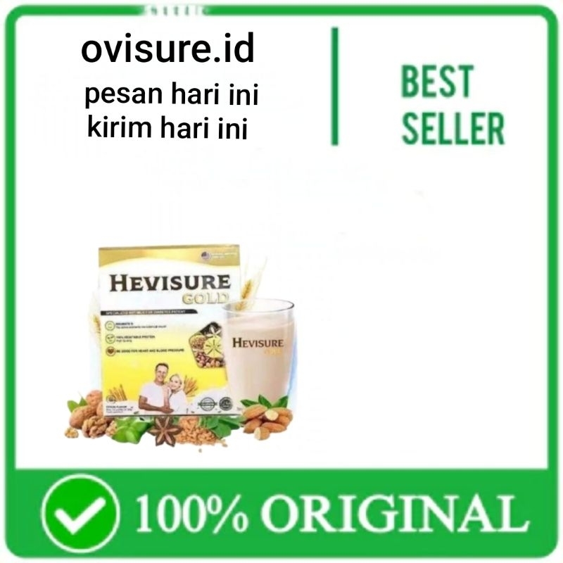 

HEVISURE GOLD MILK SUSU OBAT DIABETES KENCING MANIS INSULIN PANKREAS 12 SACHET