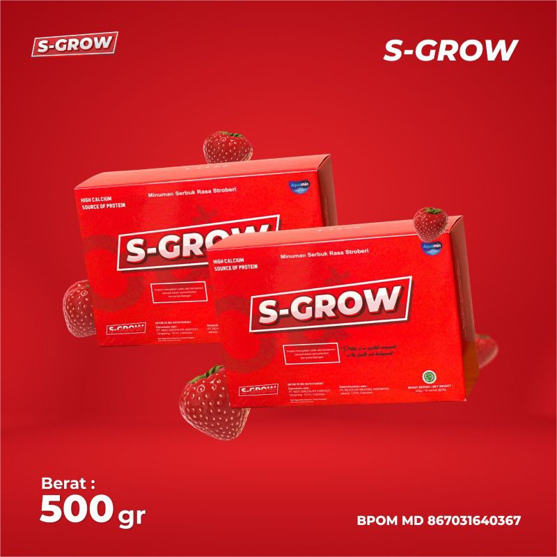 

S Grow Susu Peninggi badan 2 box