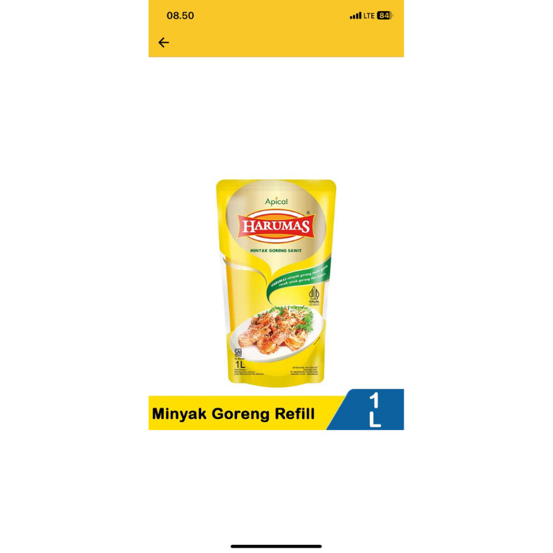 

minyak Harumas 1L