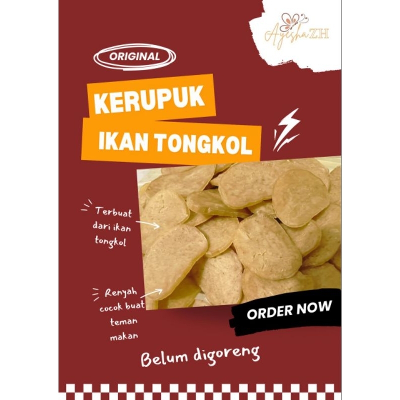 

KERUPUK IKAN KHAS BAWEAN / KERUPUK IKAN TONGKOL / KERUPUK MENTAH / KERUPUK IKAN TONGKOL ASLI BAWEAN