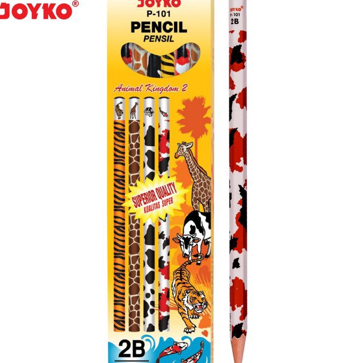 

PROMO TERBATAS Pensil 2B P11 Animal Kingdom 2 1pak12pcs