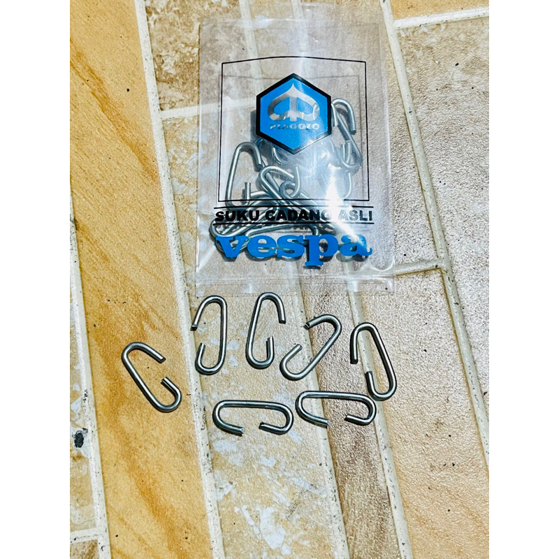 kaitan per jok kawat cantolan per jok depan pisah vespa super sprint vbb ps pts