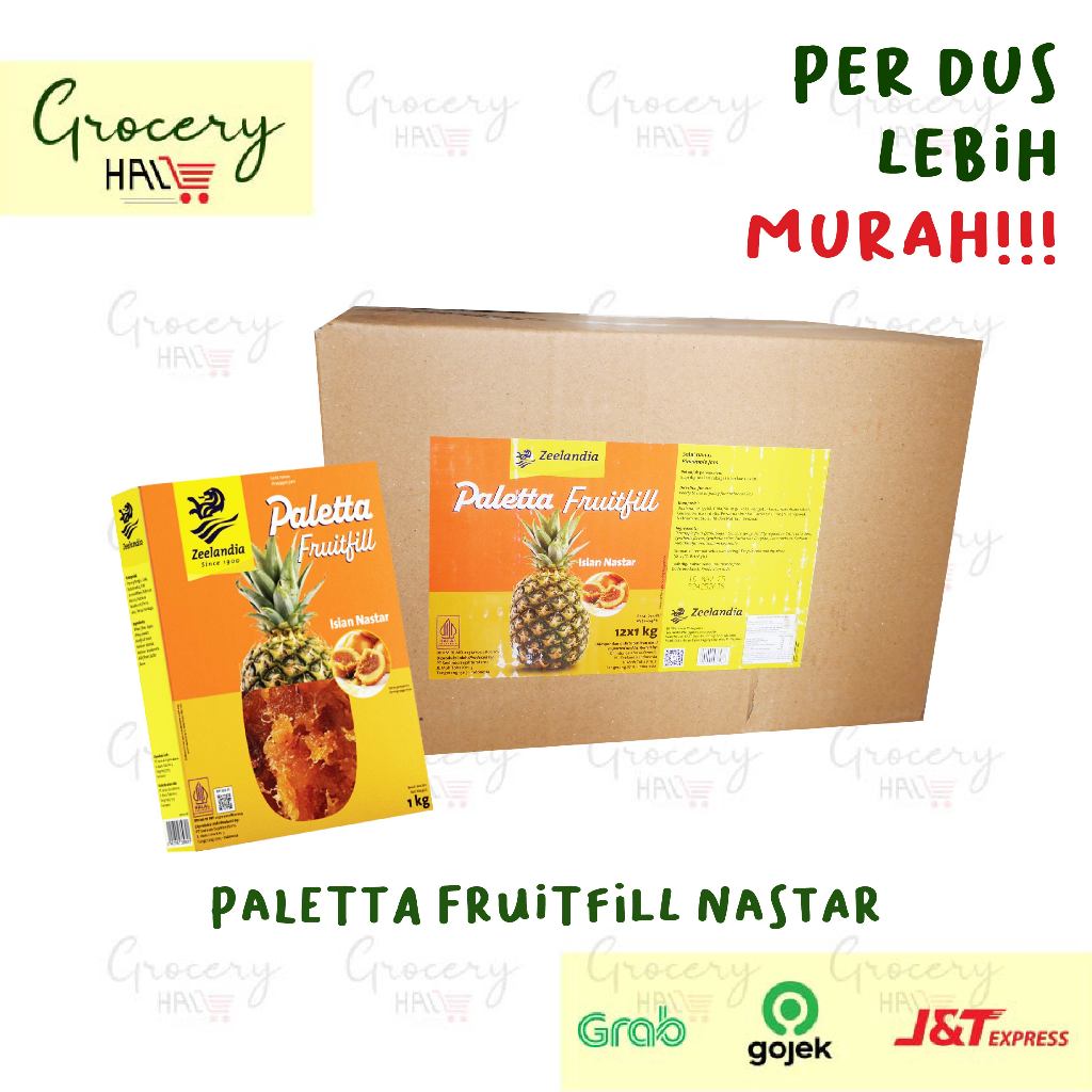 

[ HARGA DUS ] ZEELANDIA PALETTA FRUITFILL NANAS 1KG - ISIAN NASTAR