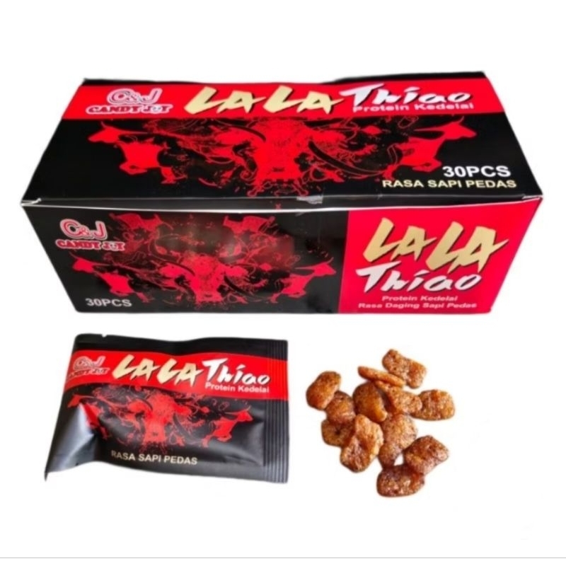 

C&J Lala Thiao Latiao Sapi Pedas Isi 30 Pcs