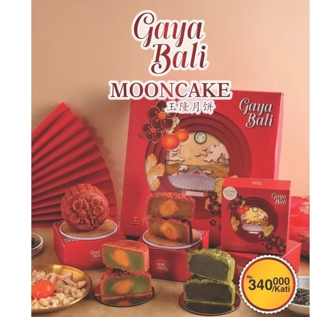 soft mooncake Lotus Gaya Bali