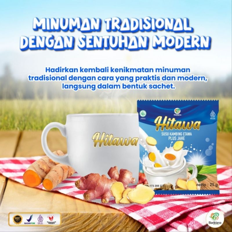 

HITAWA sachet 1 kg Susu Kambing Etawa Plus Herbal Jahe Kunyit Temulawak