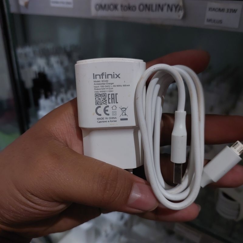 Charger Hot 8 dll 10W Kabel micro original 100% bekas