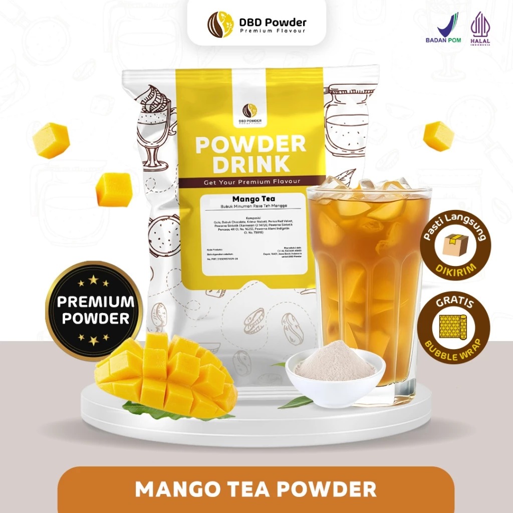 

Bubuk Minuman Teh mangga - Powder Mango Tea