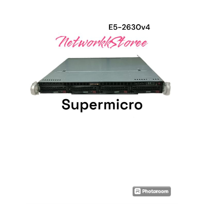 Server Mikrotik X86 Supermicro Intel Xeon E5-2630v4 20Cpu Count