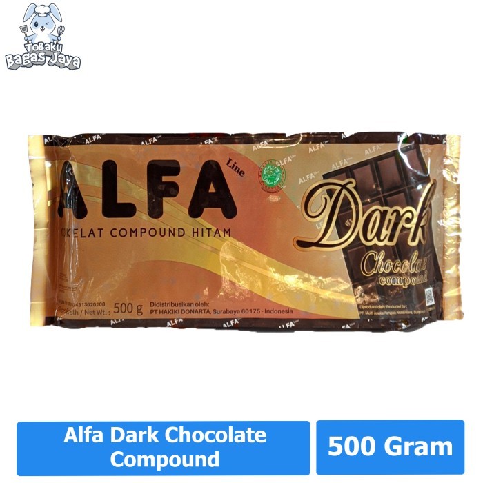 

Chocolate Compound Alfa Dark 500 Gram