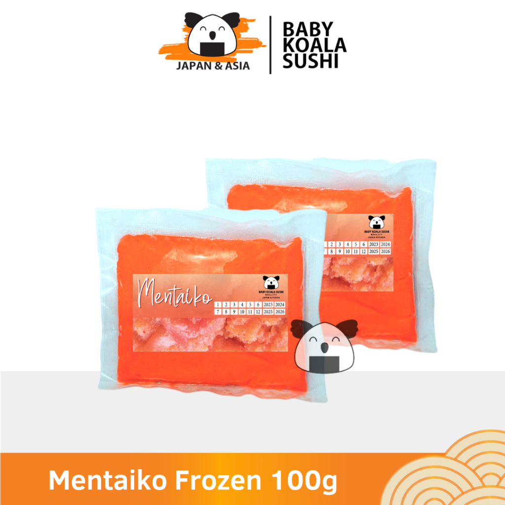 

MENTAIKO Myeongnan Telur Ikan Mentai Berbumbu 100 g │ Korean Salted Pollock Roe