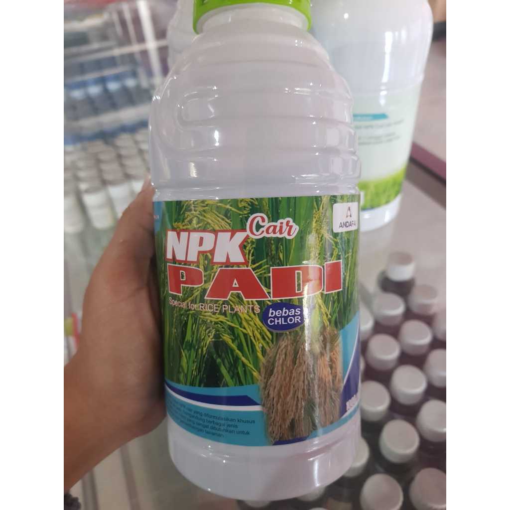 NPK CAIR 1 LITER NPK CAIR PUPUK PADI TERBAIK NPK PADI | NPK PADI PAK TANI | NPK PADI NEWTONIK PADI