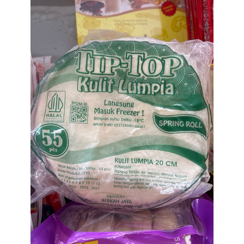 

Kulit lumpia aneka isi 50 diameter 20cm