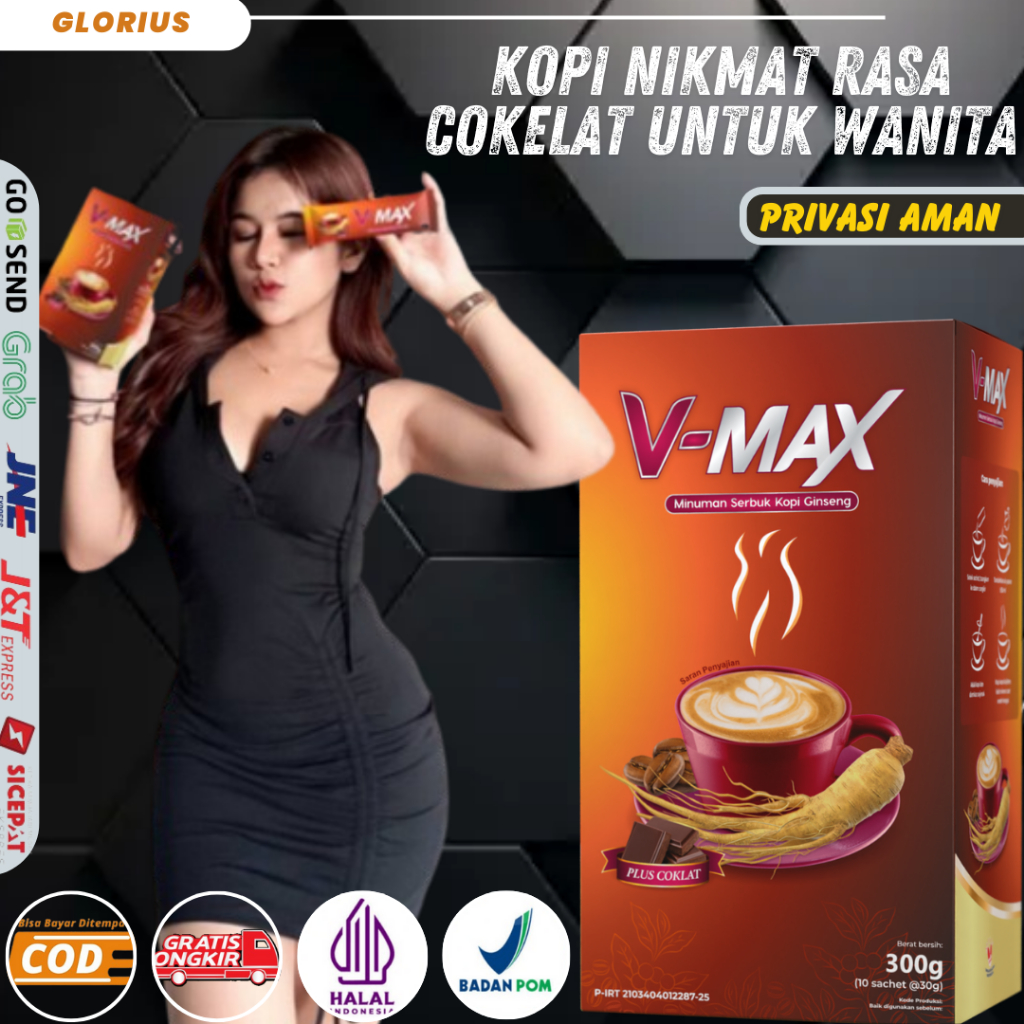 

READY Minuman Bubuk KOPI Instant Serbuk VMAX COFFEE Kopi Serbuk Instant Untuk Gairah Wanita Merangsang Hormon Libido Cewek Perempuan Ngeflayy Rasa Cokelat Original Bpom