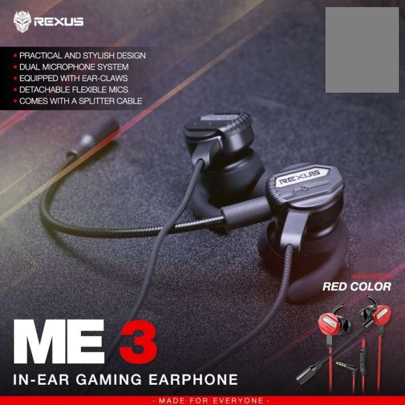 Rexus Earphone Gaming ME3