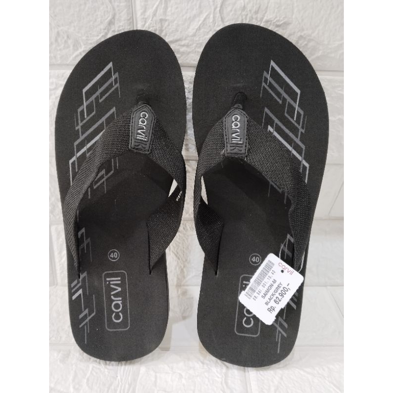Sandal Pria Carvil Jepit Original Anti Air - Sandal Carvil Pria