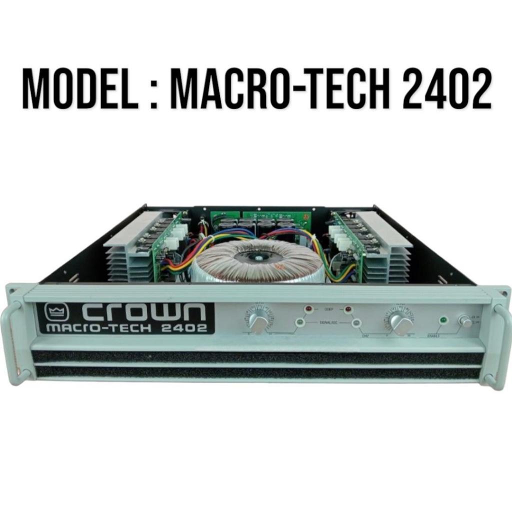 Power Amplifier Crown Macro-Tech 2402