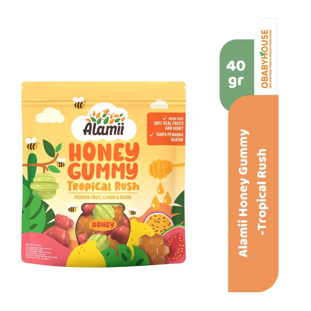 

Alamii Honey Gummy Tropical Rush 40 gr