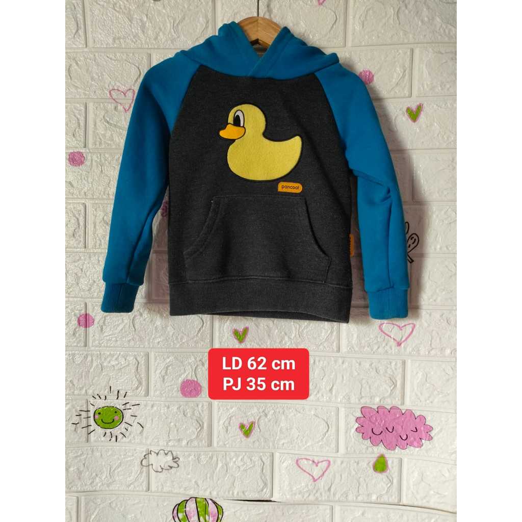 PRELOVED JAKET HOODIE ANAK BABY GAP PANCOAT 2-3 TH