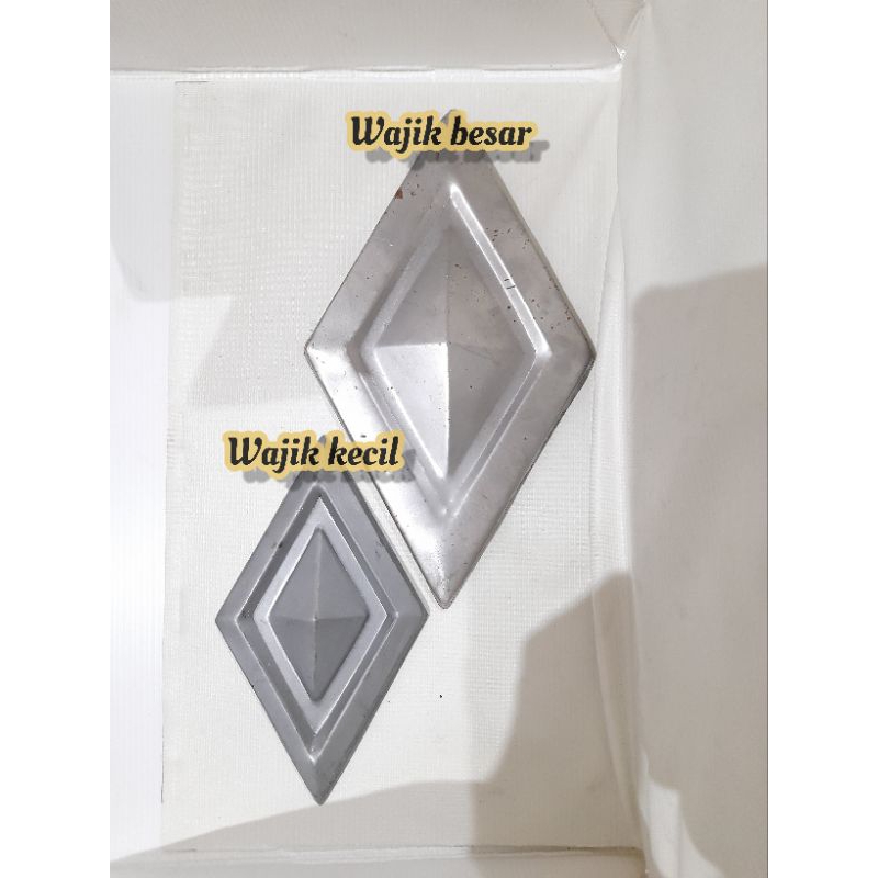 ornamen pagar besi wajik kecil dan besar