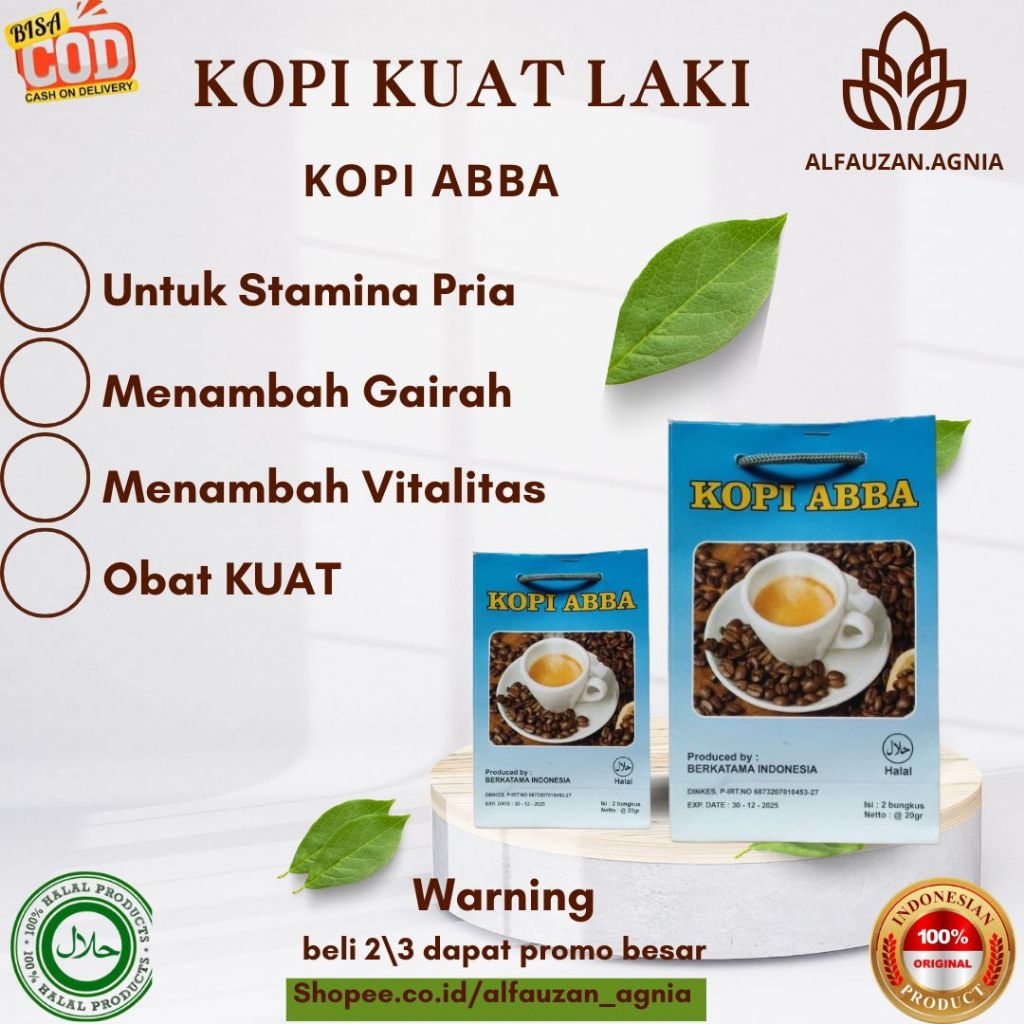 

Kopi herbal Abba Penambah Stamina pria Dan Gairah Laki Dewasa Obat Tahan lama