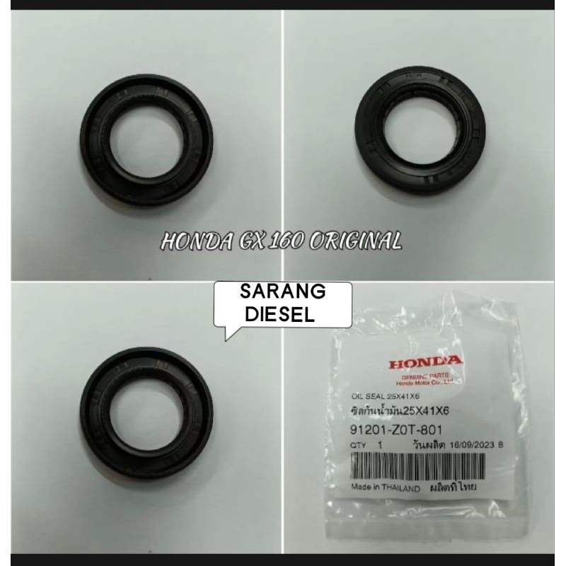 Oil seal crankshaft mesin Honda GX 160 ASLI / seal Honda As KRUK GX 160 asli