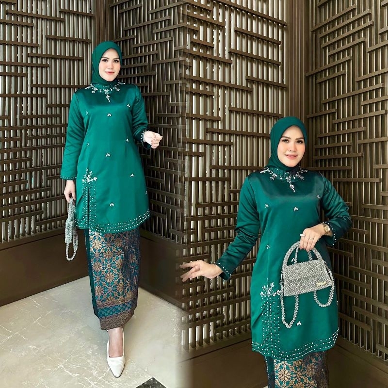 KEBAYA ORIGINAL//BAJU KURUNG MELAYU TERLARIS//SERAGAMAN KELUARGA//BAJU PESTA LAMARAN//BAJU WISUDA//B