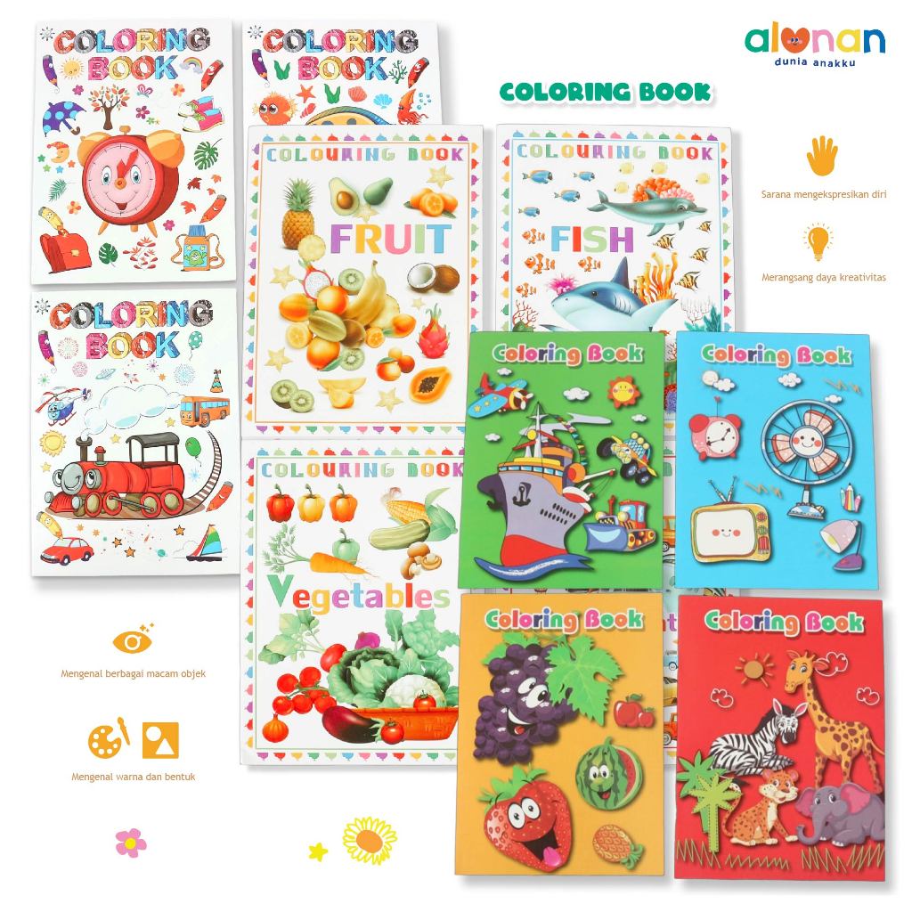 

ALUNAN Coloring Book - Buku Mewarnai