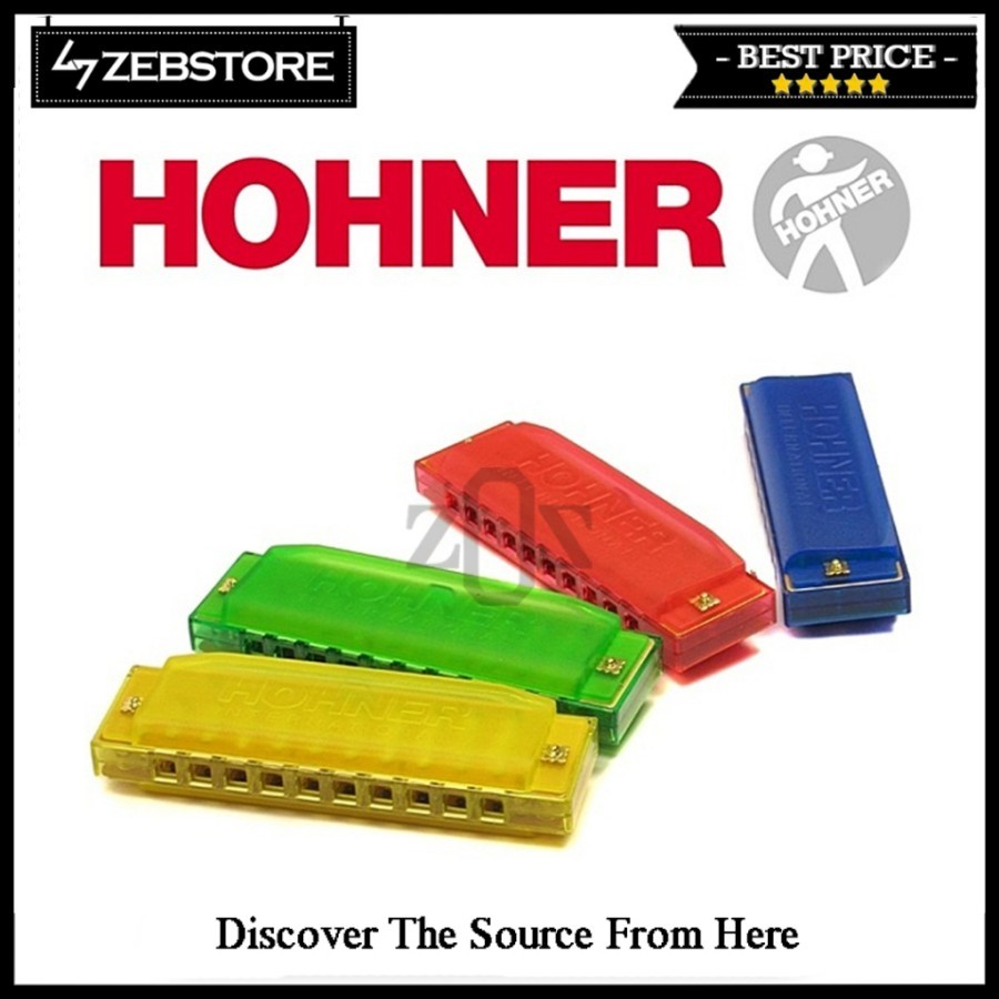 HARMONIKA HARMONICA DIATONIK DIATONIC HOHNER HAPPY COLOUR