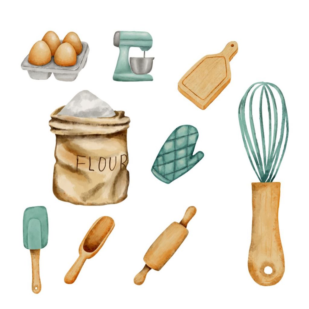 

ELEMENT DESIGN - CANVA ELEMEN BAKING TOOLS V1 - design lucu PNG