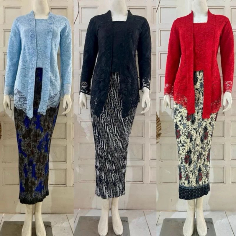 Kebaya kutubaru lengan panjang kebaya modern kebaya kutubaru jumbo ld 120 kebaya wisuda lamaran