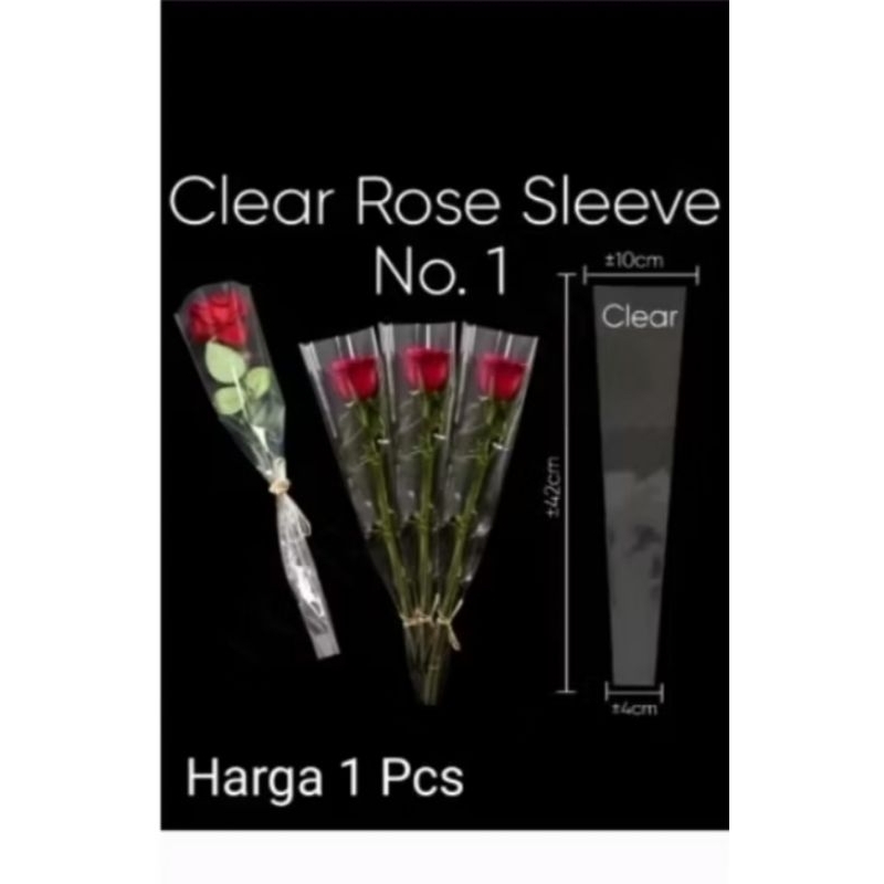 PLASTIK BUKET BUNGA PER 1 PCS