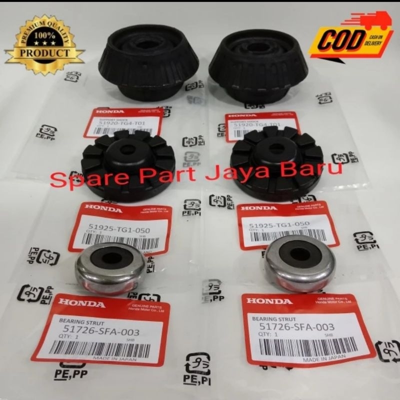 Karet Support Shock Set Tatakan & Bearing Honda Mobilio Original