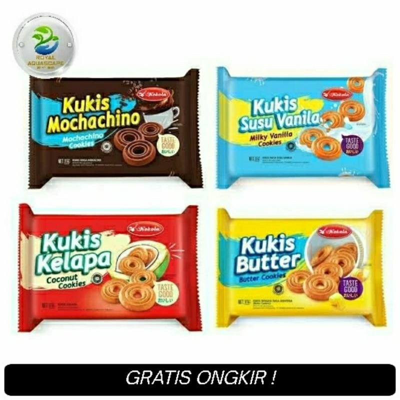 

[ 1 DUS ] Kokola Kukis Butter - Mochachino - vanilla - kelapa 218gr