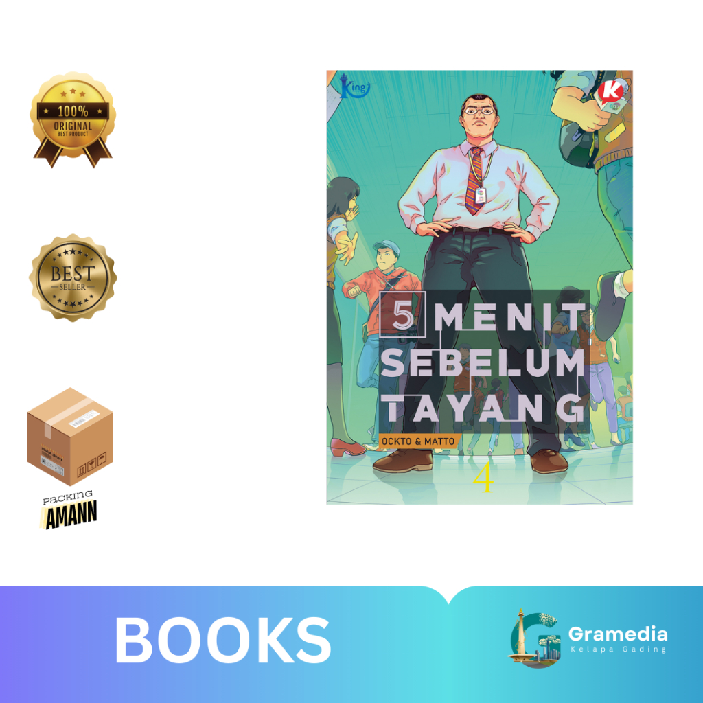 Gramedia MKG - Komik KOLONI 5 Menit Sebelum Tayang Vol. 4 (Ockto Barimbing)