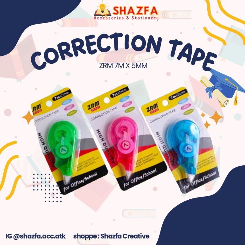 

Correction Tape / Tipe-x pita / Correction Tape ZRM