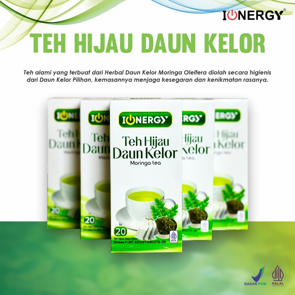 

Ionergy - Bundle Moringa Tea extrak daun kelor isi 20